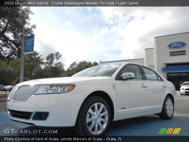 2012 Lincoln MKZ Hybrid in Crystal Champagne Metallic Tri-Coat