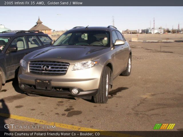 2005 Infiniti FX 35 AWD in Golden Sand