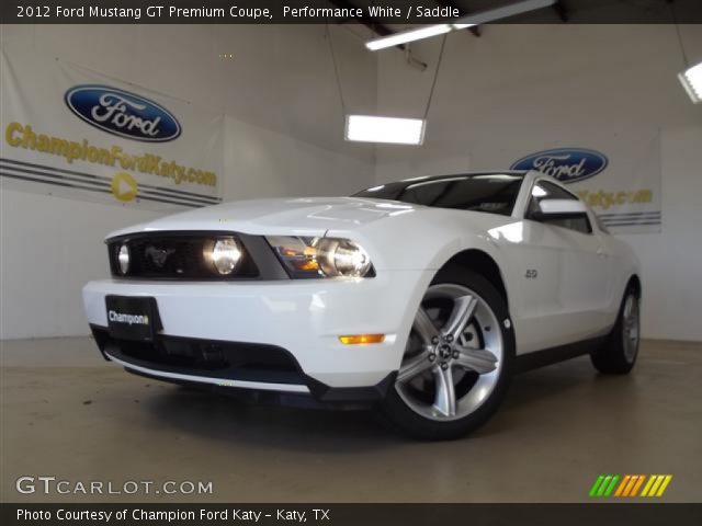 2012 Ford Mustang GT Premium Coupe in Performance White