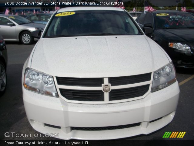 2008 Dodge Avenger SE in Stone White
