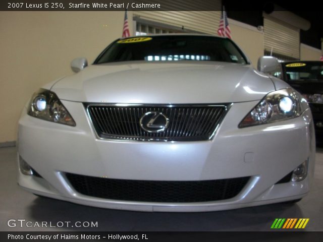 2007 Lexus IS 250 in Starfire White Pearl