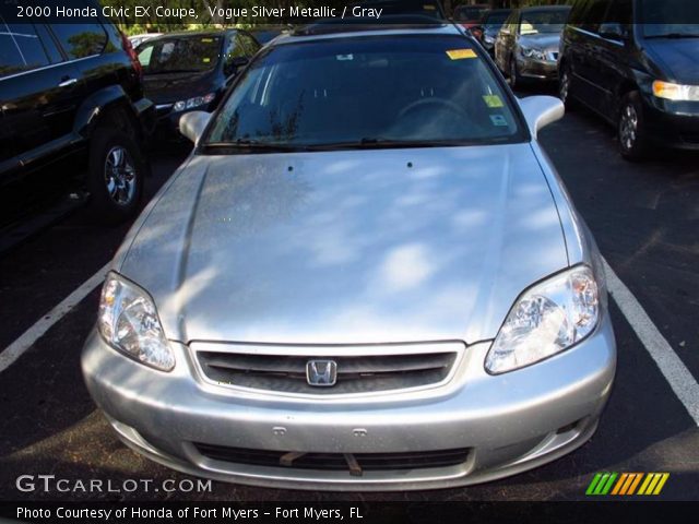 2000 Honda Civic EX Coupe in Vogue Silver Metallic