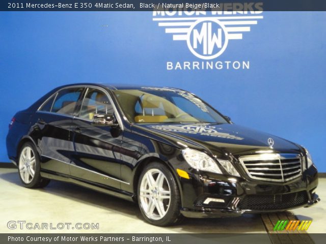 2011 Mercedes-Benz E 350 4Matic Sedan in Black