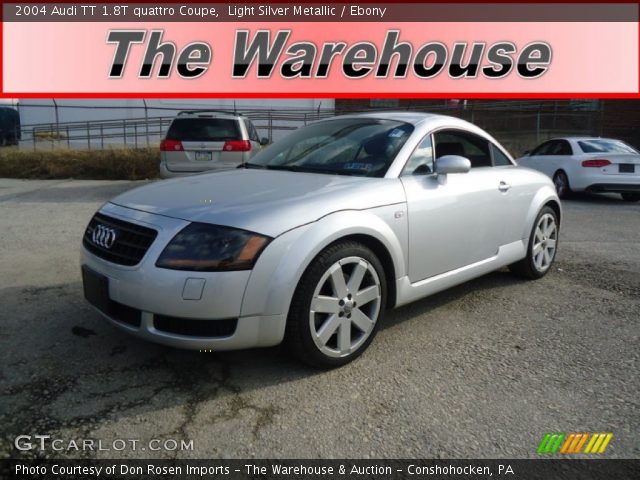 2004 Audi TT 1.8T quattro Coupe in Light Silver Metallic