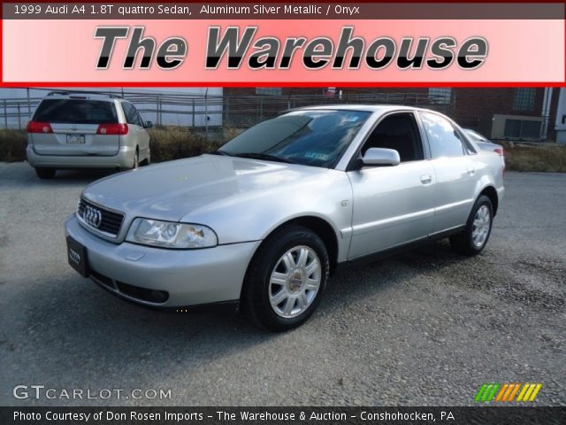 1999 Audi A4 1.8T quattro Sedan in Aluminum Silver Metallic