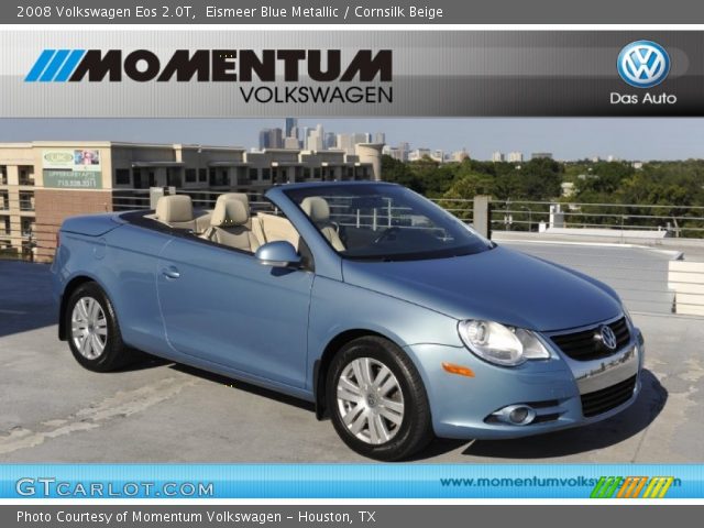 2008 Volkswagen Eos 2.0T in Eismeer Blue Metallic