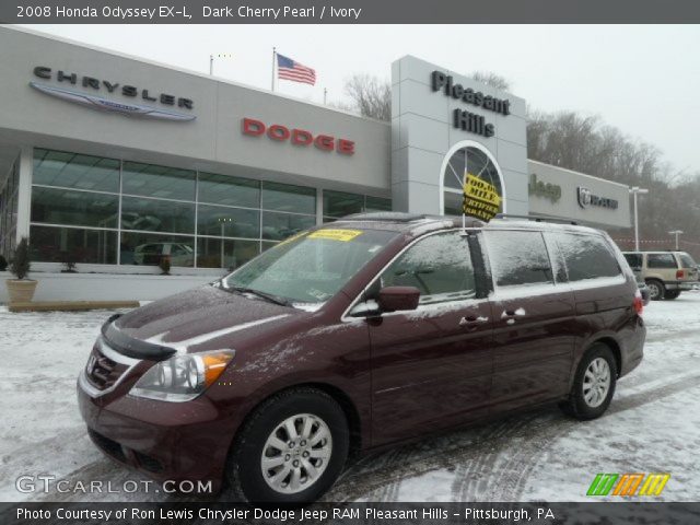 2008 Honda Odyssey EX-L in Dark Cherry Pearl
