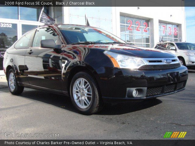 2008 Ford Focus SE Coupe in Black