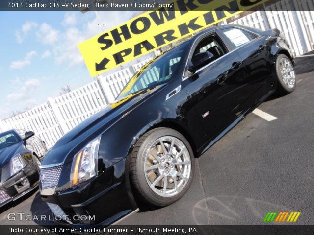 2012 Cadillac CTS -V Sedan in Black Raven