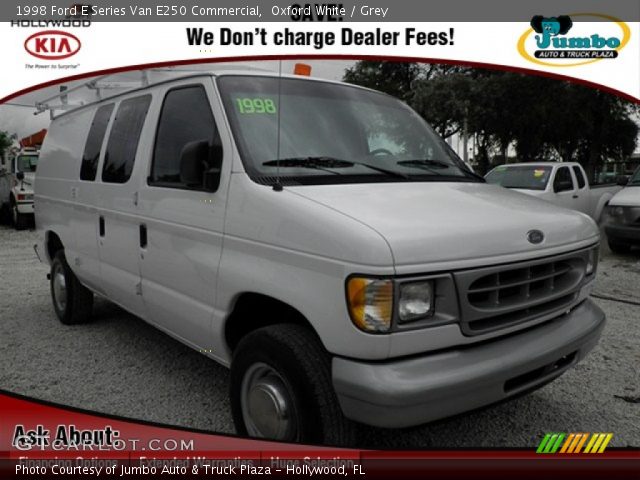 1998 Ford E Series Van E250 Commercial in Oxford White