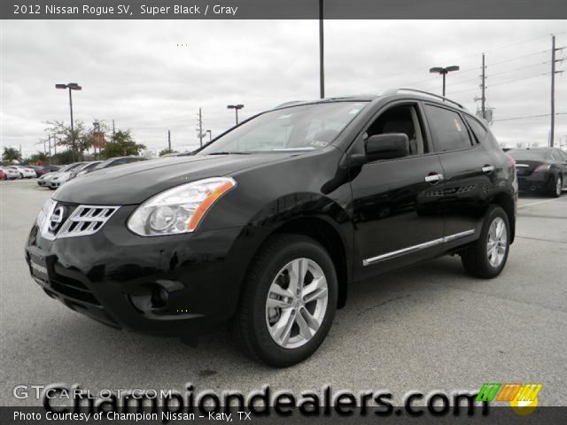 2012 Nissan Rogue SV in Super Black