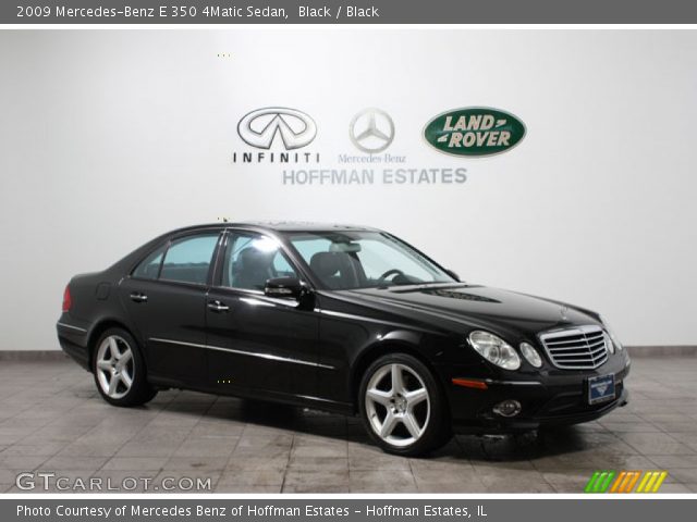 2009 Mercedes-Benz E 350 4Matic Sedan in Black