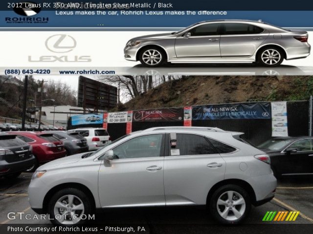 2012 Lexus RX 350 AWD in Tungsten Silver Metallic