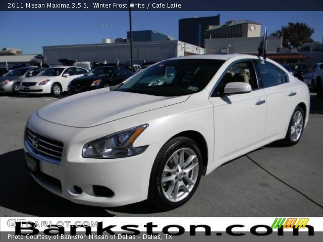 2011 Nissan Maxima 3.5 S in Winter Frost White