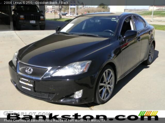 2008 Lexus IS 250 in Obsidian Black