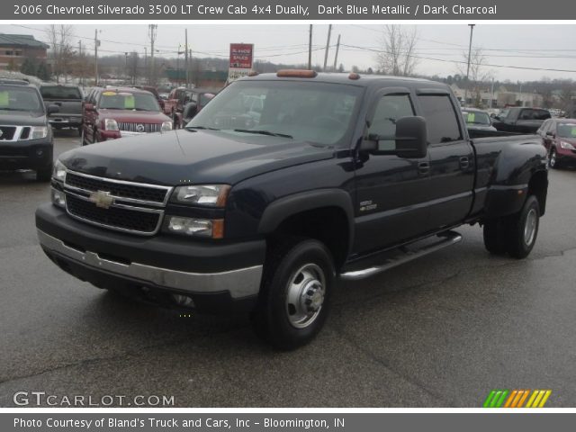 2006 Chevrolet Silverado 3500 LT Crew Cab 4x4 Dually in Dark Blue Metallic