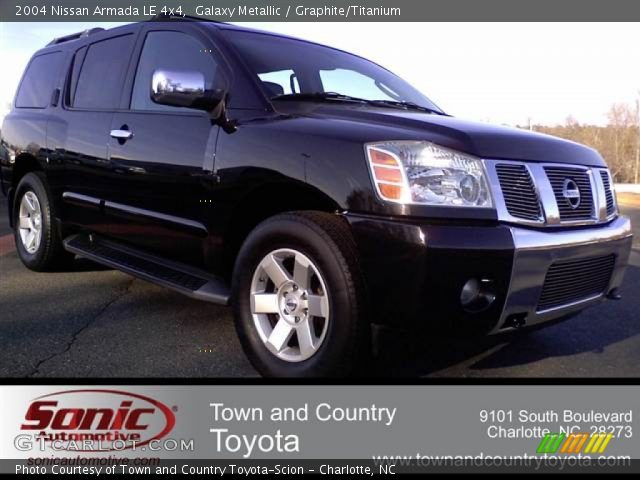 2004 Nissan Armada LE 4x4 in Galaxy Metallic