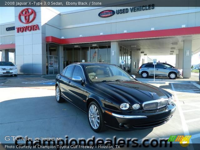 2008 Jaguar X-Type 3.0 Sedan in Ebony Black
