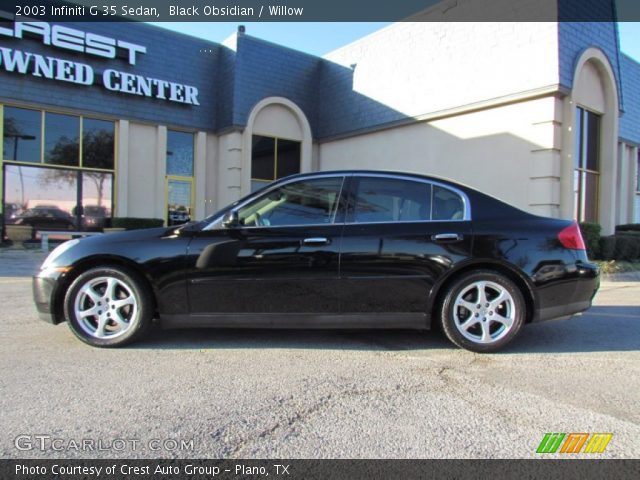 2003 Infiniti G 35 Sedan in Black Obsidian