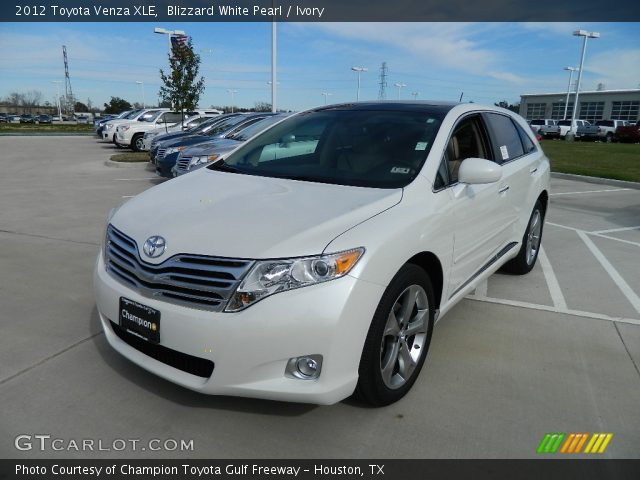 2012 Toyota Venza XLE in Blizzard White Pearl