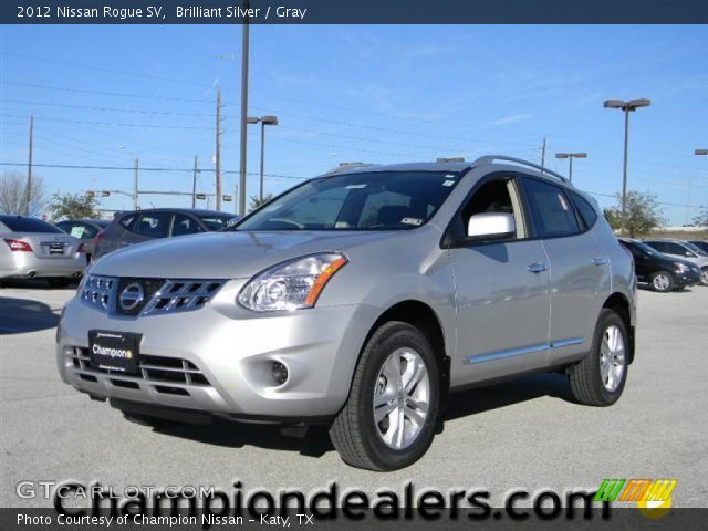 2012 Nissan Rogue SV in Brilliant Silver