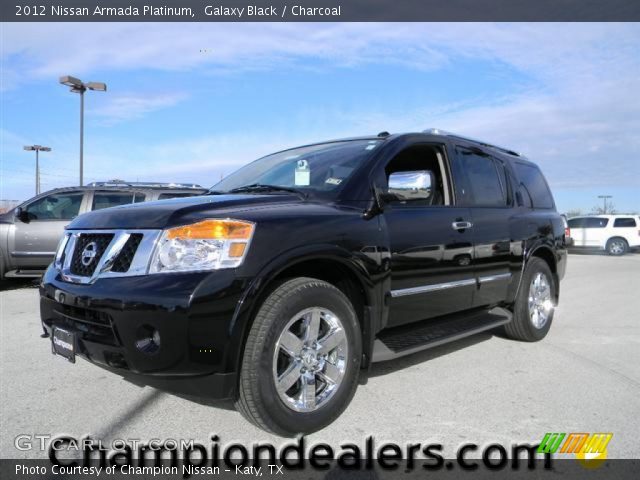 2012 Nissan Armada Platinum in Galaxy Black