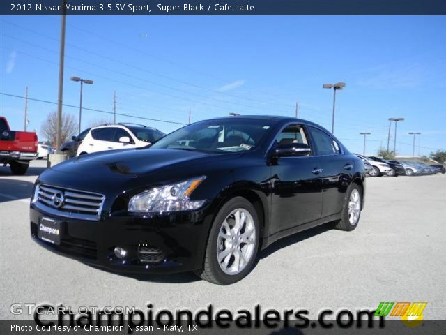 2012 Nissan Maxima 3.5 SV Sport in Super Black