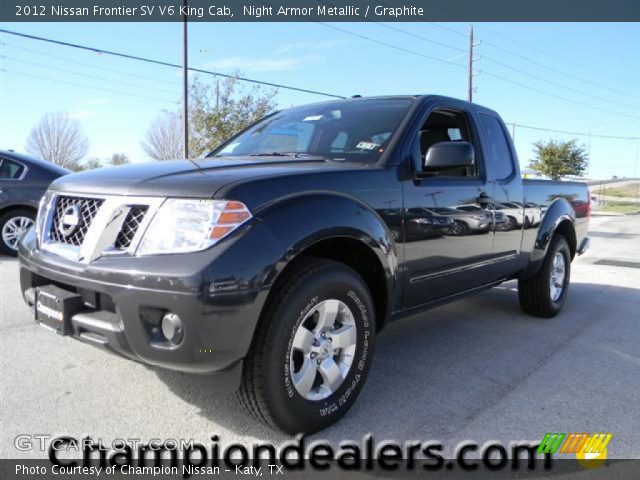 2012 Nissan Frontier SV V6 King Cab in Night Armor Metallic