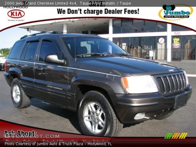 2000 Jeep Grand Cherokee Limited 4x4 in Taupe Frost Metallic