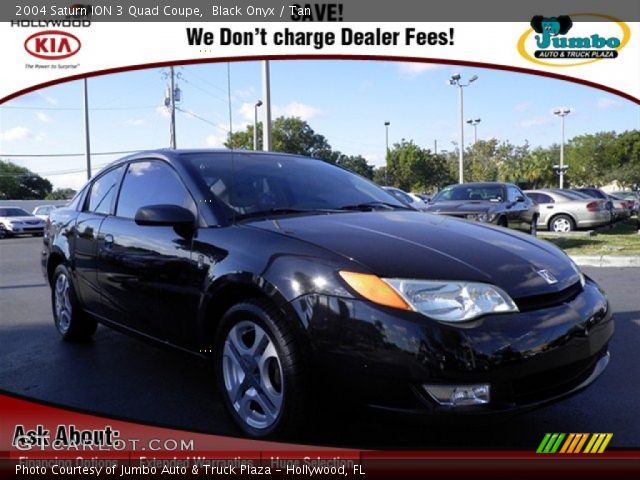 2004 Saturn ION 3 Quad Coupe in Black Onyx