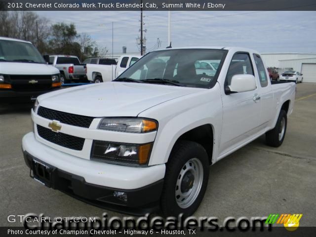 2012 Chevrolet Colorado Work Truck Extended Cab in Summit White