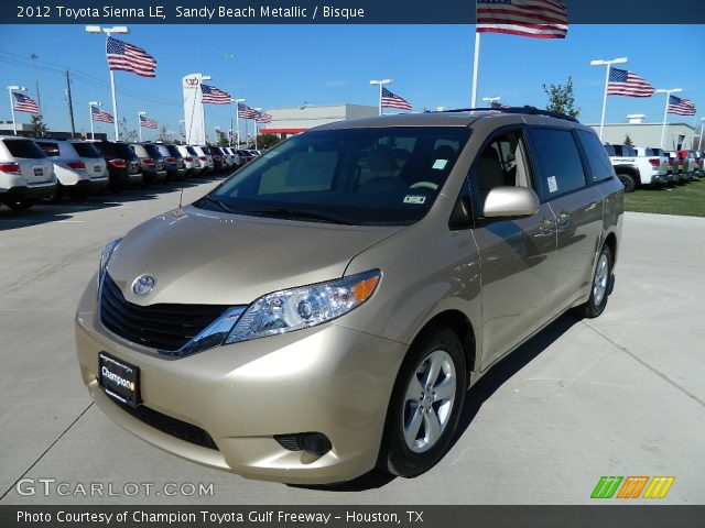 2012 Toyota Sienna LE in Sandy Beach Metallic