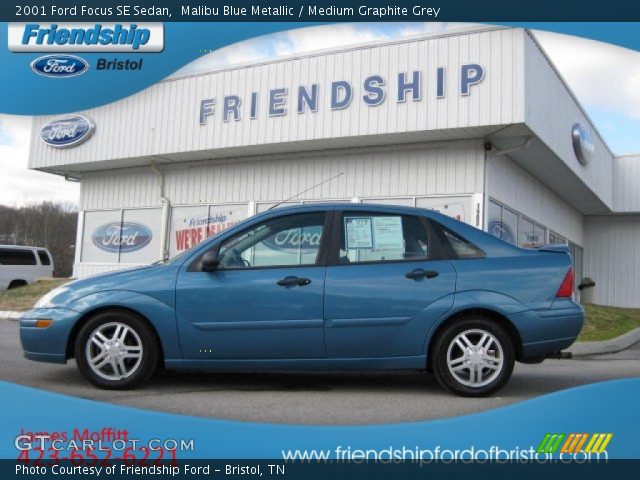 2001 Ford Focus SE Sedan in Malibu Blue Metallic