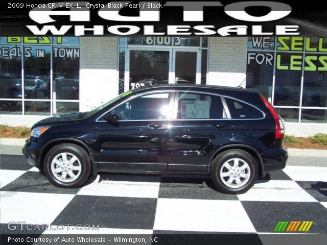 2009 Honda CR-V EX-L in Crystal Black Pearl