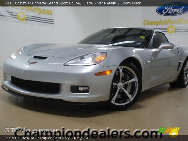 2011 Chevrolet Corvette Grand Sport Coupe in Blade Silver Metallic