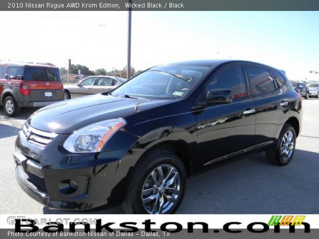 2010 Nissan Rogue AWD Krom Edition in Wicked Black