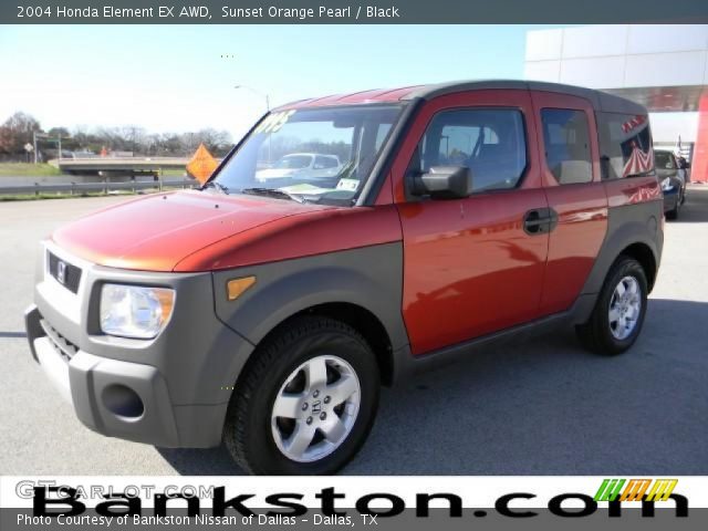 2004 Honda Element EX AWD in Sunset Orange Pearl