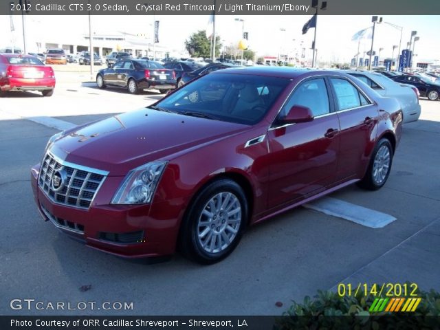 2012 Cadillac CTS 3.0 Sedan in Crystal Red Tintcoat