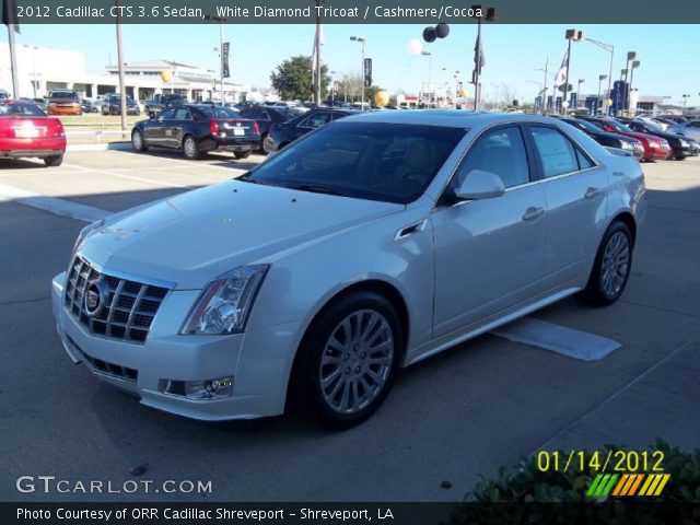 2012 Cadillac CTS 3.6 Sedan in White Diamond Tricoat