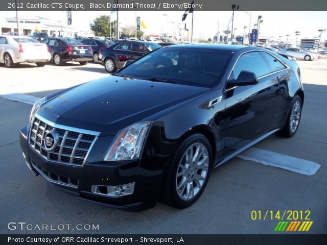 2012 Cadillac CTS Coupe in Black Diamond Tricoat