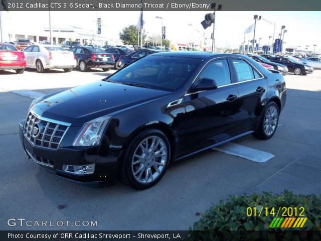 2012 Cadillac CTS 3.6 Sedan in Black Diamond Tricoat