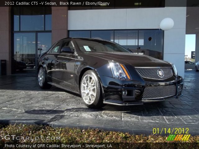 2012 Cadillac CTS -V Sedan in Black Raven