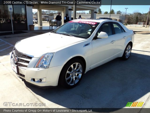 2008 Cadillac CTS Sedan in White Diamond Tri-Coat