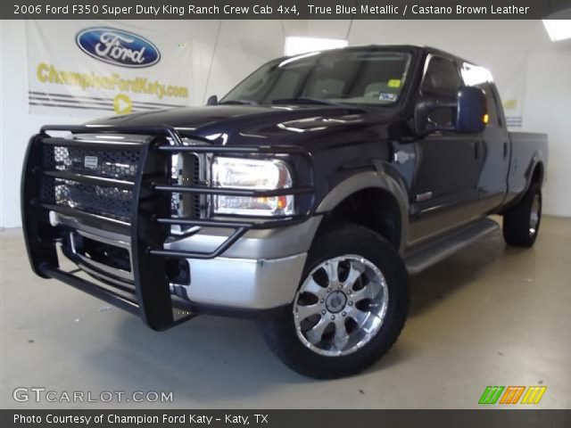 2006 Ford F350 Super Duty King Ranch Crew Cab 4x4 in True Blue Metallic