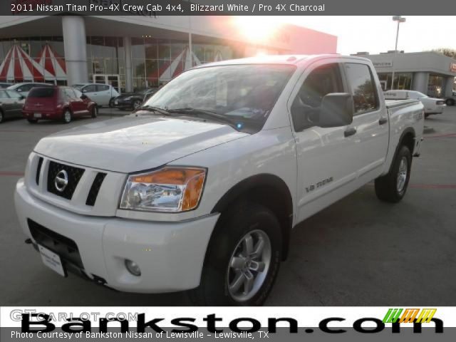 2011 Nissan Titan Pro-4X Crew Cab 4x4 in Blizzard White