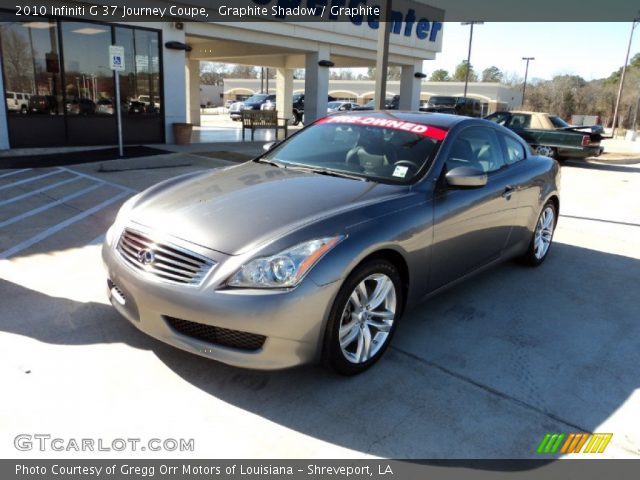 2010 Infiniti G 37 Journey Coupe in Graphite Shadow