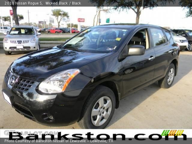 2010 Nissan Rogue S in Wicked Black