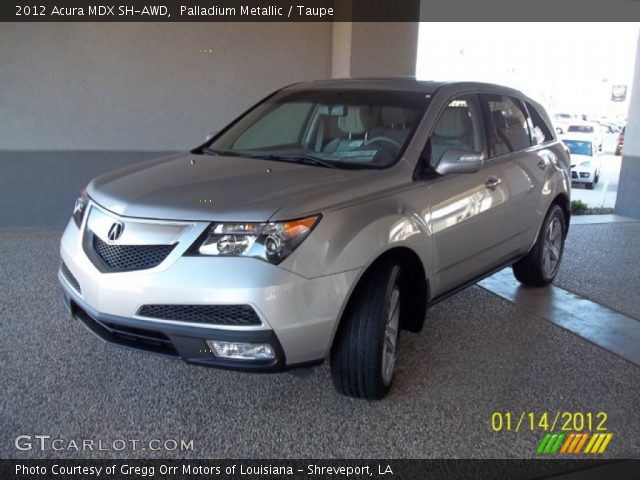 2012 Acura MDX SH-AWD in Palladium Metallic