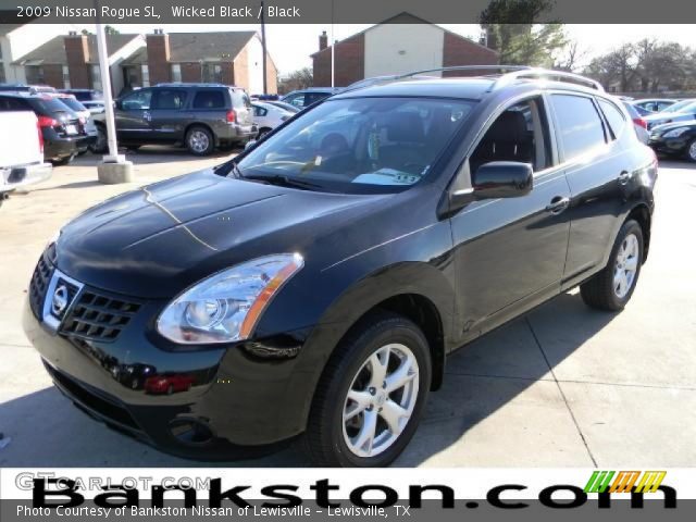 2009 Nissan Rogue SL in Wicked Black
