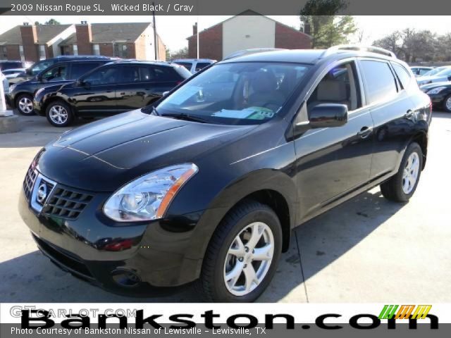 2009 Nissan Rogue SL in Wicked Black